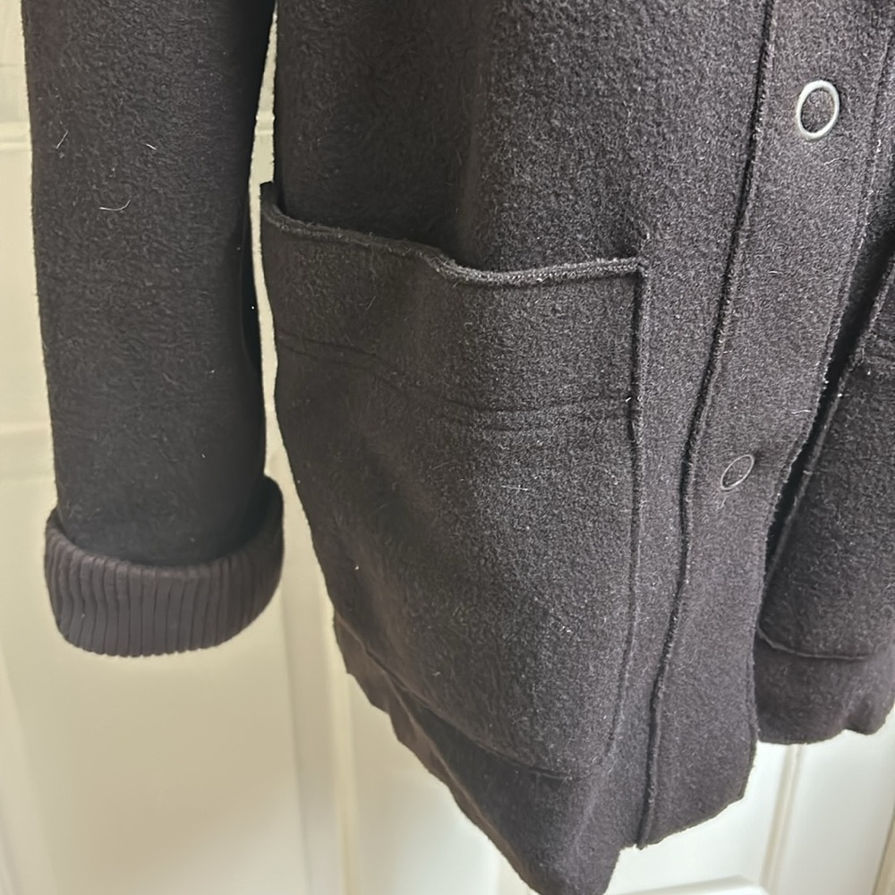 Jones New York Signature Small Button Down Jacket with Pockets, 76% Wool… - Picture 3 of 11
